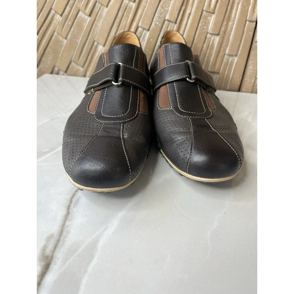 COLE HAAN N!ke Air C06080 Brown Leather Casual Shoes Mens Size US 9.5 M Sneakers